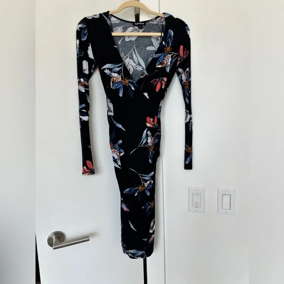 knee length dresses for ladies Yumi White Metallic Embellished Maxi Dress With Long Sleeves main image 1
